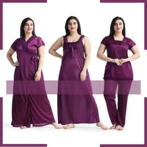 Exclusive Nighty Combo - Purple