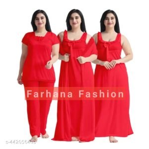 Exclusive Nighty Combo - Red